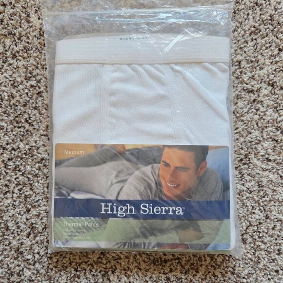 Vintage High Sierra Thermal Underwear Pants Long Johns Men size Med 30-32” NEW - Picture 1 of 4